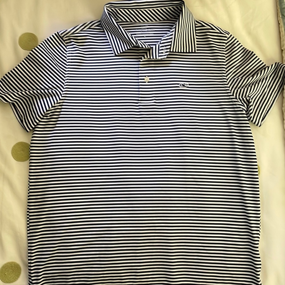 Vineyard Vines size Large 16 Youth Golf Sankaty Collared Polo shirt.